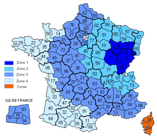 zones livraions 2025